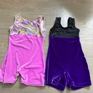 2 shorts leotards